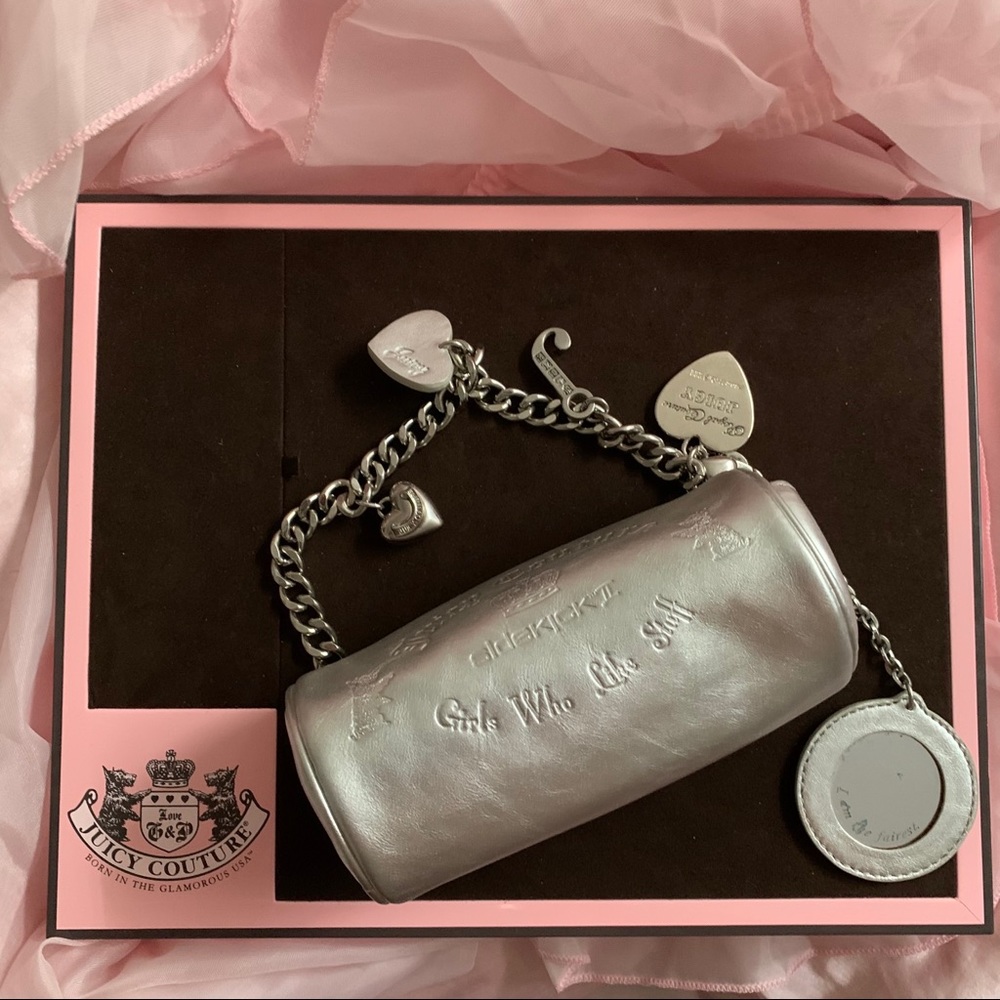 Juicy Couture Silver Sidekick II Bag